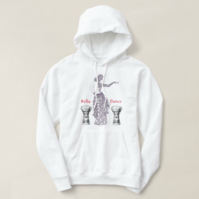 Belly Dance Basic Hoodie Sweatshirt (Design vorne)