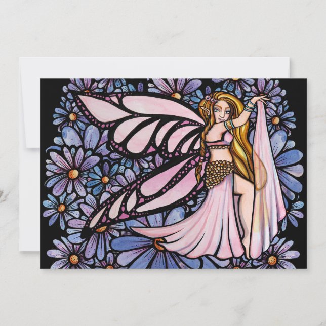 Belly Dance Fairy Art Bly Tanzfestival Einladung (Vorderseite)
