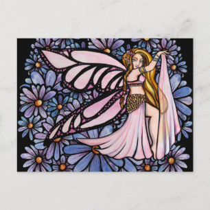 Belly Dance Fairy Art Bly Tanzfestival Postkarte