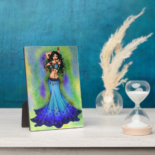 Belly Dancer Art Fotoplatte