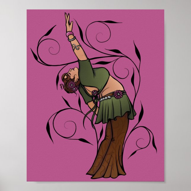Belly Dancer Dawn Backbide Poster (Vorne)