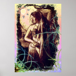 Belly Dancer für Frauen mit Star Poster