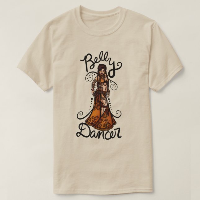 Belly Dancer Goddess T-Shirt (Design vorne)