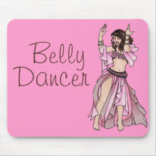 Belly Dancer Habibi Mousepad