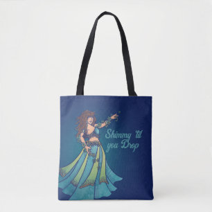 Belly Dancer Ruby Aquamarin Art Tasche