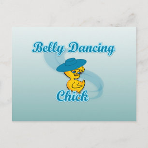 Belly Dancing Chick #3 Postkarte