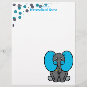Belly Phant Dots unmarkiert Briefbogen