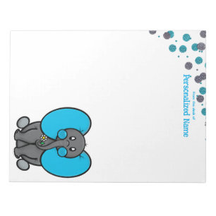 Belly Phant Dots unmarkiert Notizblock
