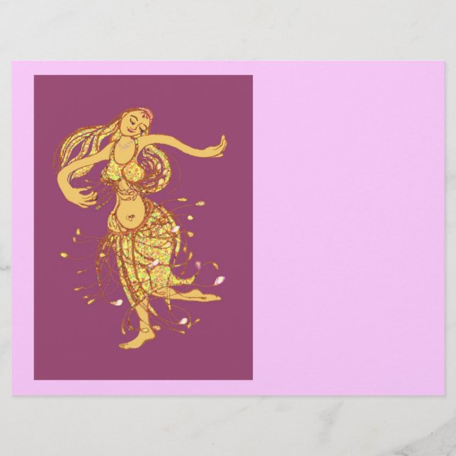 Belly Tänzer Flyer (Vorne)