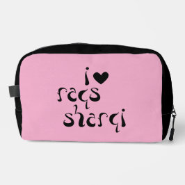 Bellydance "I Liebe Raqs Sharqi" Make up Bag Waschbeutel
