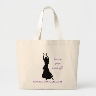 Bellydance Taschen-Tasche Jumbo Stoffbeutel