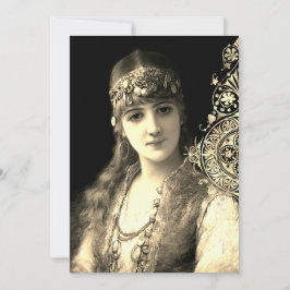 Bellydancer hafla boho Sinti und Roma Hochzeit Einladung