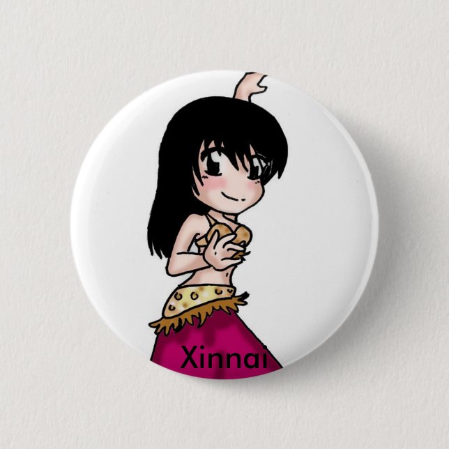 BellyDancer Knopf 4 Button (Vorderseite)