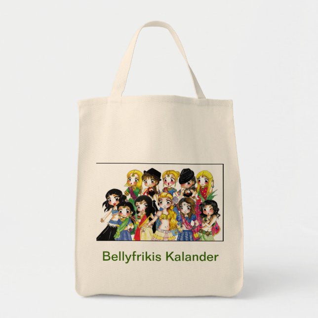 Bellyfrikis Kalander 2 Tragetasche (Vorne)