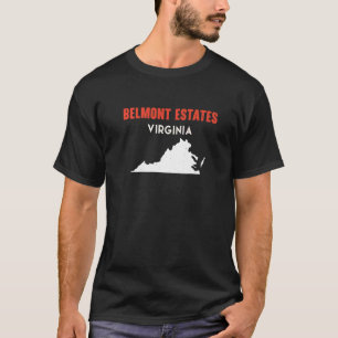Belmont Anwesens Virginia USA Staat Amerika Reisen T-Shirt
