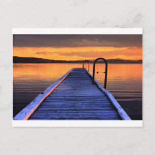 Belmont Baths Jetty Postkarte