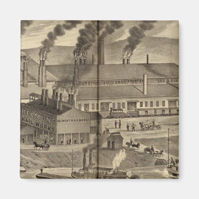 Belmont Nail Works, Wheeling Magnet (Vorne)