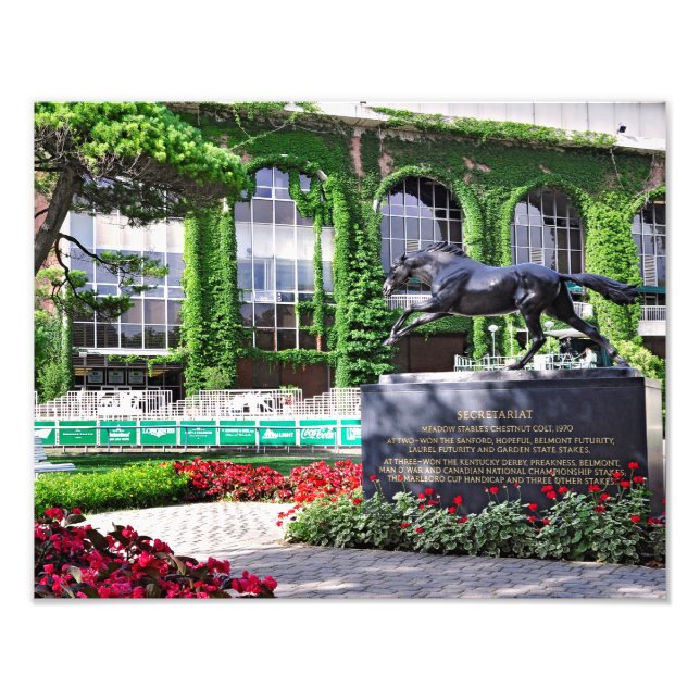 Belmont Park "Wo Champions gekrönt sind" Fotodruck (Vorne)