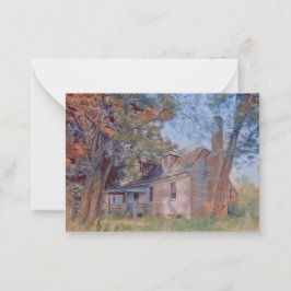 Belmont was near Ottoman, Virginia Mitteilungskarte