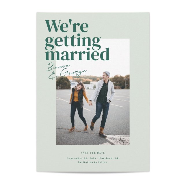 Belmont Wedding Save the Date Einladung (Von Creator hochgeladen)