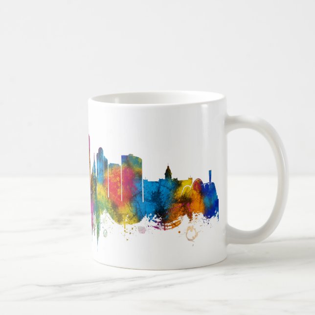 Belo Horizonte Brazil Skyline Kaffeetasse (Rechts)