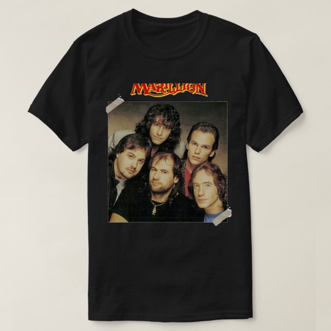 Belohnung Marillion Retro Wave T-Shirt (Design vorne)