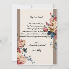      Belohnung wird meine Brautjungfrau Einladung