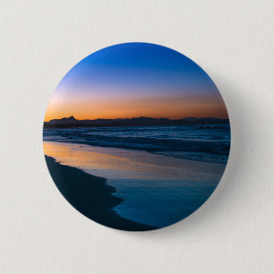 Belongil Beach kurz nach Sonnenuntergang, Byron Ba Button