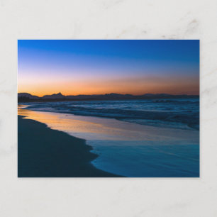 Belongil Beach kurz nach Sonnenuntergang, Byron Ba Feiertagspostkarte