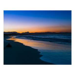 Belongil Beach kurz nach Sonnenuntergang, Byron Ba Poster