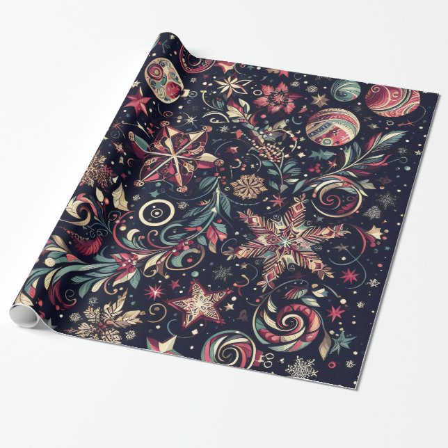 Belos Motivos de Natal Geschenkpapier (Ungerollt)