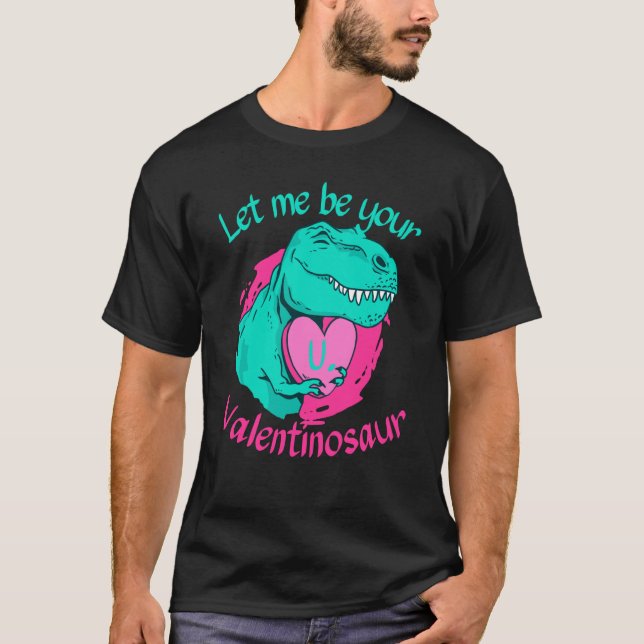 Beloved U Initial Let me by your Valentines Day Di T-Shirt (Vorderseite)