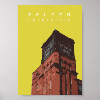 Belper North Mill Poster