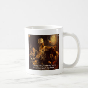 Belshazzars Fest- und Umarmungsquote Kaffeetasse