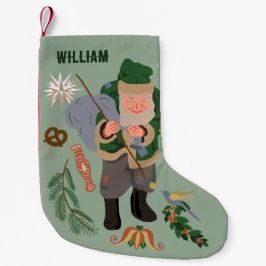 Belsnickel Cartoon Personalisiert Weihnachten Kleiner Weihnachtsstrumpf