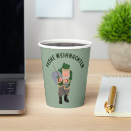 Belsnickel Cartoon Personalisiert Weihnachten Pappbecher