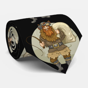 Belsnickel-Krawatte - Weihnachtsfeiertag Krawatte
