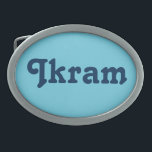 Belt Buckle Ikram Ovale Gürtelschnalle<br><div class="desc">Belt Buckle Ikram</div>