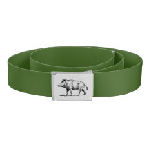belt with wild boar / Gürtel mit Wildsau