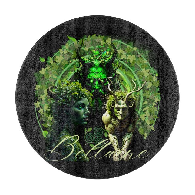 Beltaine Schneidebrett (Vorderseite)