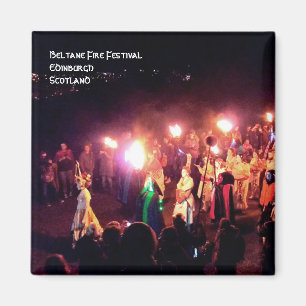 Beltane Fire Festival Prozession der May Queen Magnet