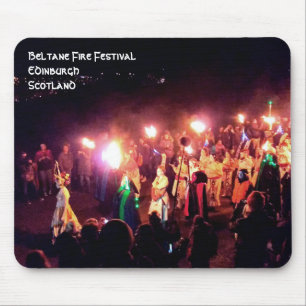 Beltane Fire Festival Prozession der May Queen Mousepad