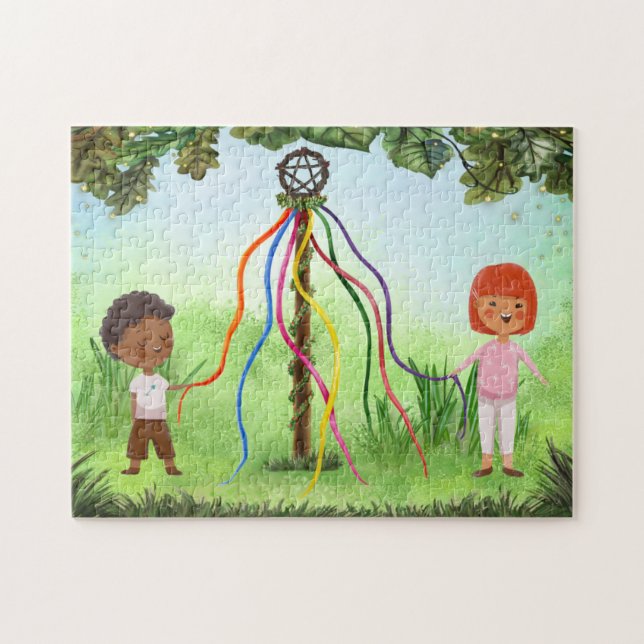 Beltane Kids Game Maypole Dance (Horizontal)