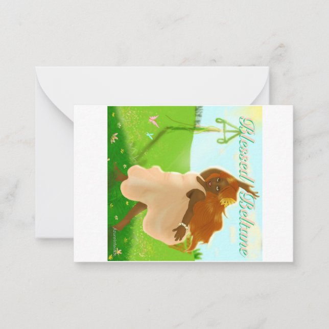 Beltane Mitteilungskarte (Vorderseite)