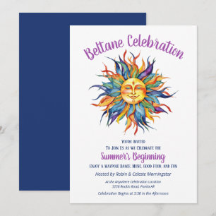 Beltane Sommer-Sonnen-Scheinsonnenwendfeier Einladung