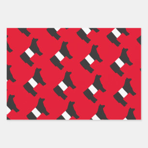 Beltie, Belted Galloway Gift Wrap Sheet Sets Geschenkpapier Set