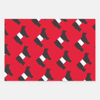 Beltie, Belted Galloway Gift Wrap Sheet Sets Geschenkpapier Set