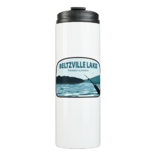 Beltzville Lake Pennsylvania Angelrute Thermosbecher