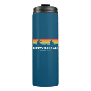 Beltzville Lake Pennsylvania Canoe Thermosbecher