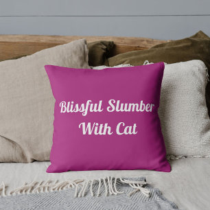 Belüfteter Klempner mit katzenPersonalisiertem Hau Kissen